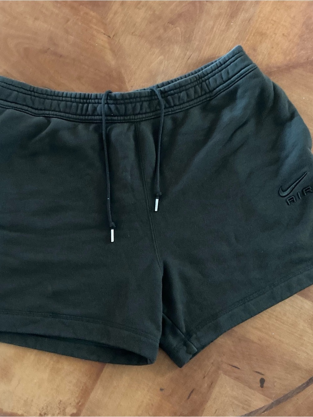 XXL Nike Women's Sportswear Air French Terry Shorts Sequoia color way